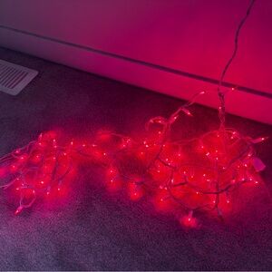 Vibrant Pink String Lights